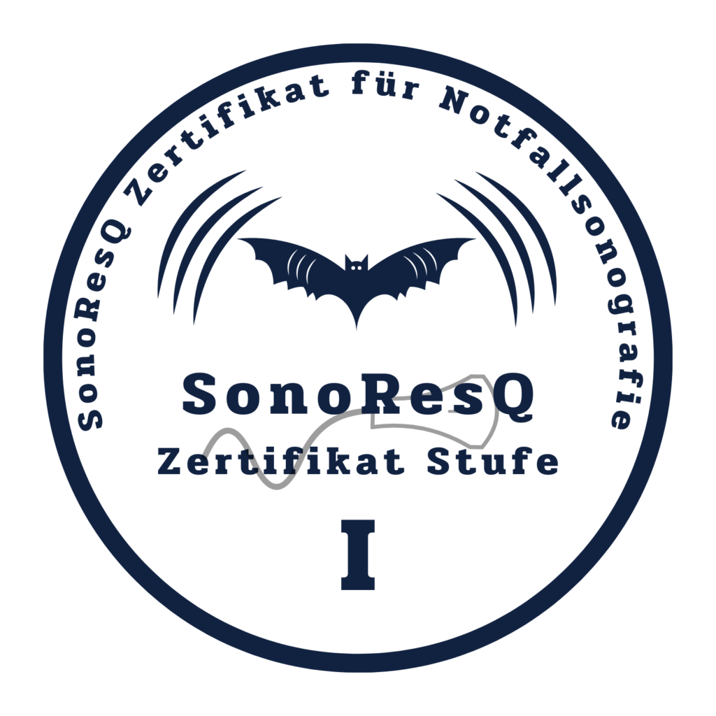 SonoResQ Zertifikat Logo Stufe 1